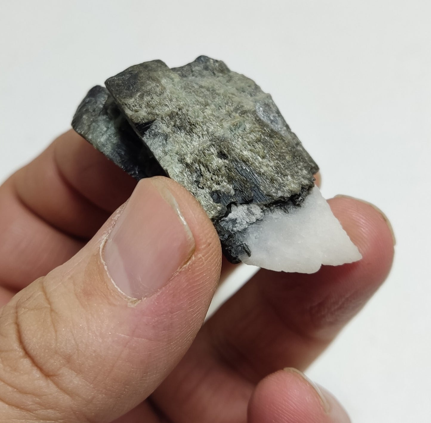 An aesthetic specimen of tourmaline crystals 36 grams