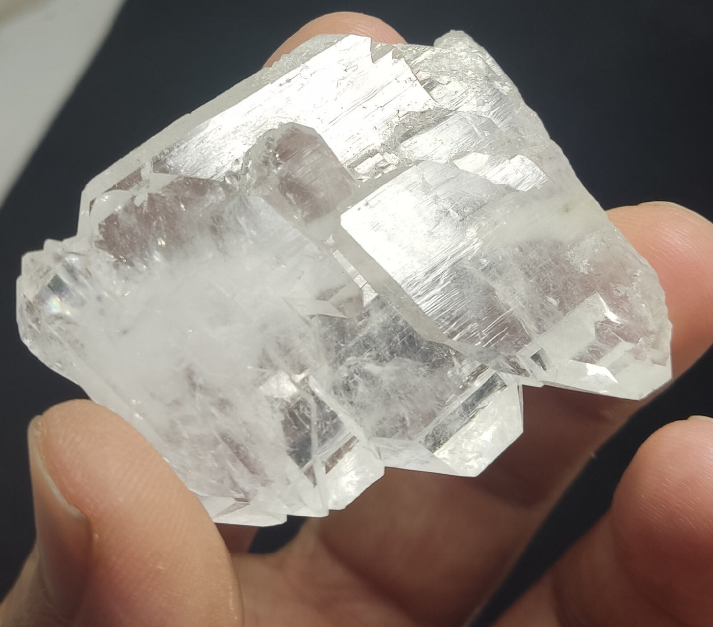 An Aesthetic Natural beautifully terminated faden Quartz specimen 52 grams