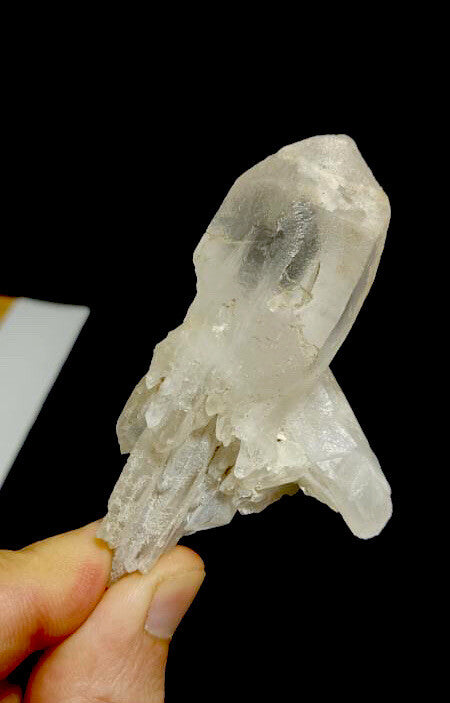 Double Terminated Quartz crystal 83g