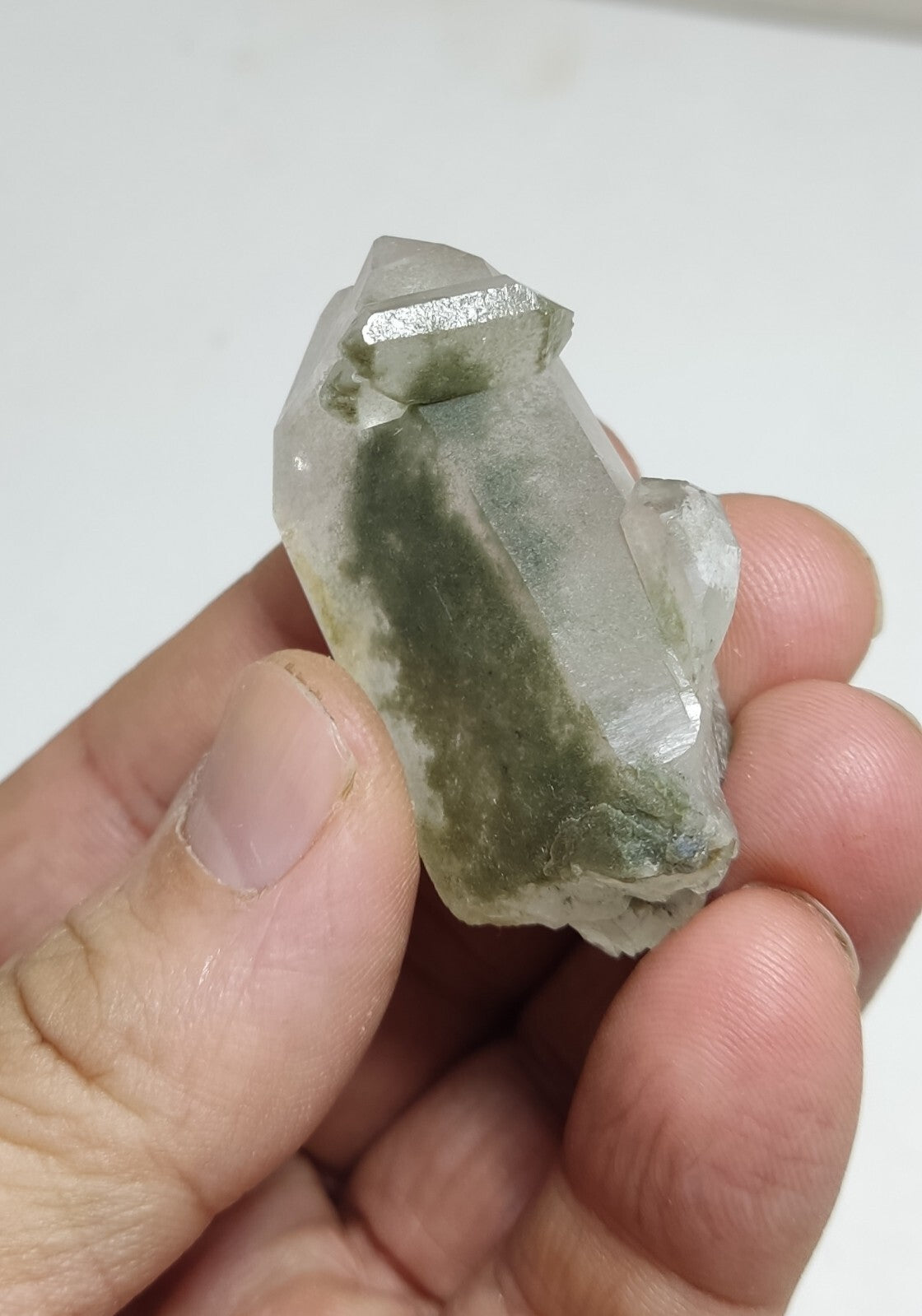 An Aesthetic Natural terminated Chlorite Quartz 34 grams