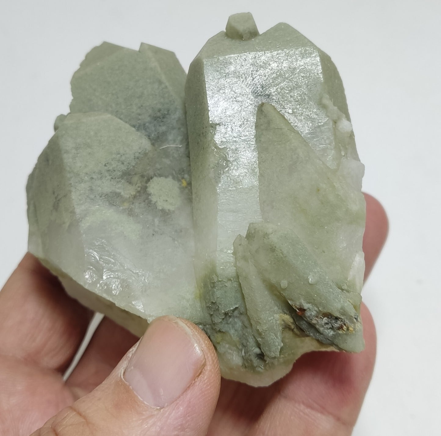 An Aesthetic Natural beautifully terminated Chlorite Quartz cluster 259 grams