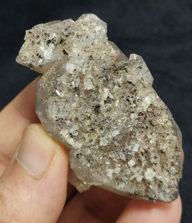 Double Terminated Smoky Quartz Crystal 77 grams