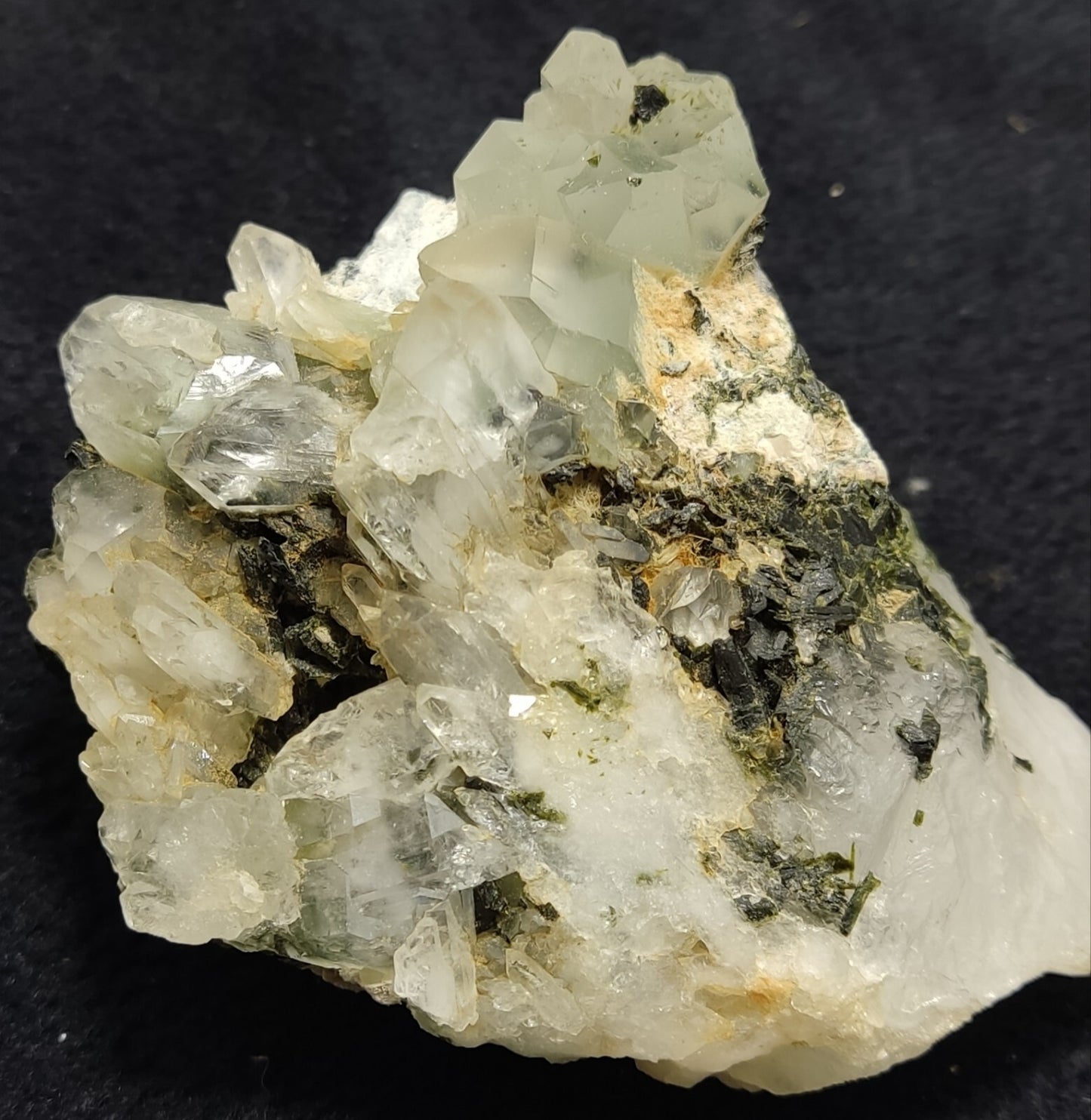 An Aesthetic terminated epidote Quartz specimen 342 grams