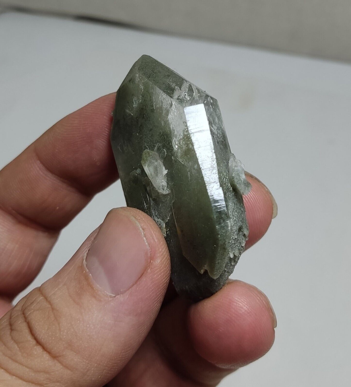 An Aesthetic Natural beautifully terminated Chlorite Quartz specimen 34 grams