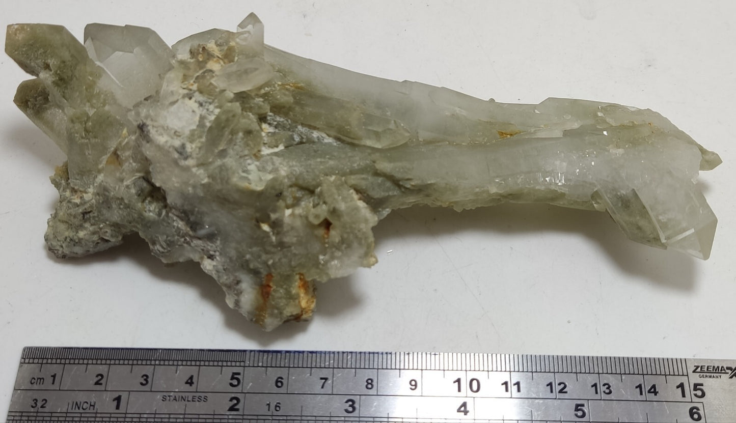 An Aesthetic Natural beautifully terminated Chlorite Quartz specimen 262 grams