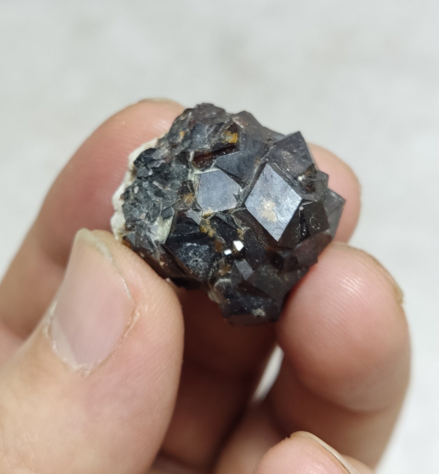 An Aesthetic specimen of andradite garnets on matrix 18 grams