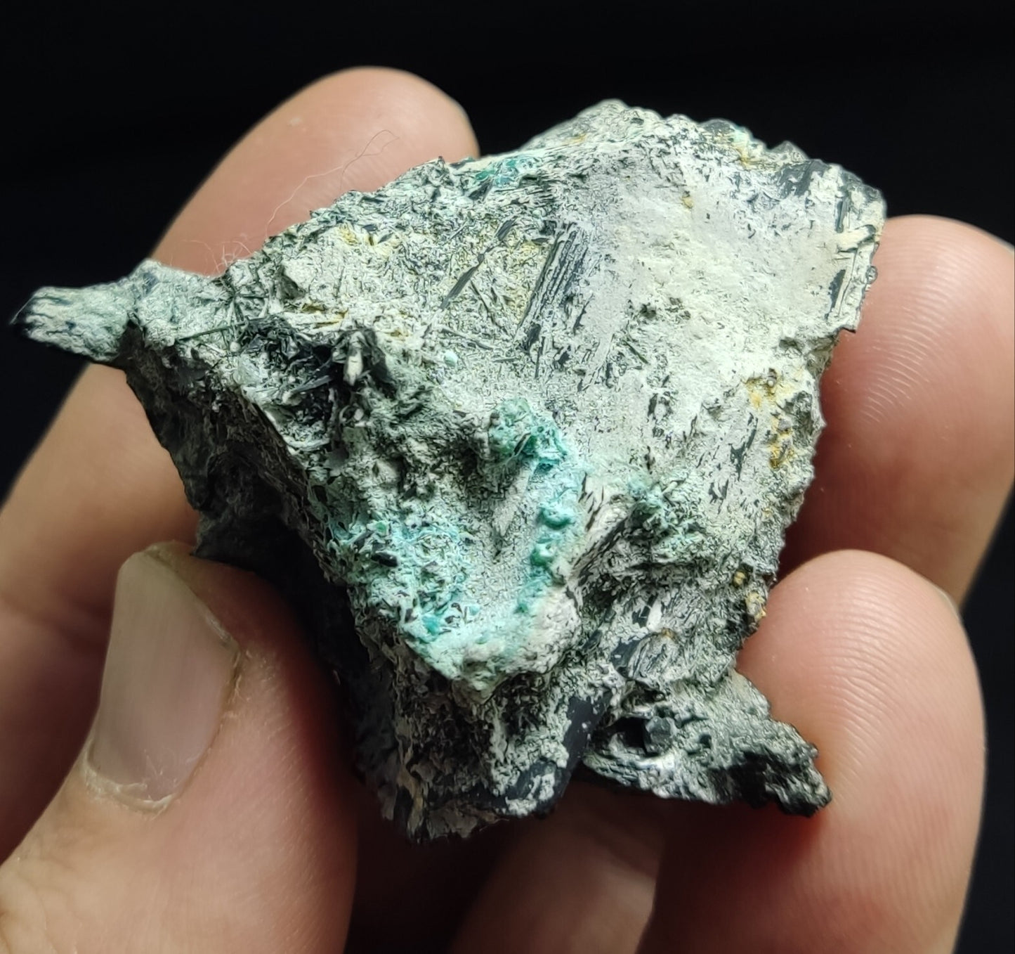 An Aesthetic specimen of epidote crystal 49 grams