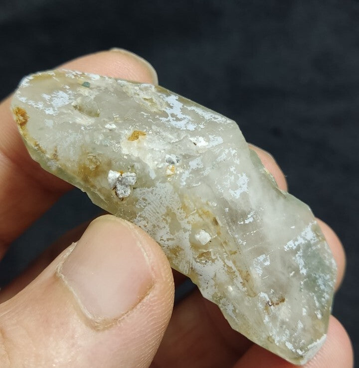 Terminated Smoky Light Blue Quartz with possibly Chlorite inclusions 24 grams