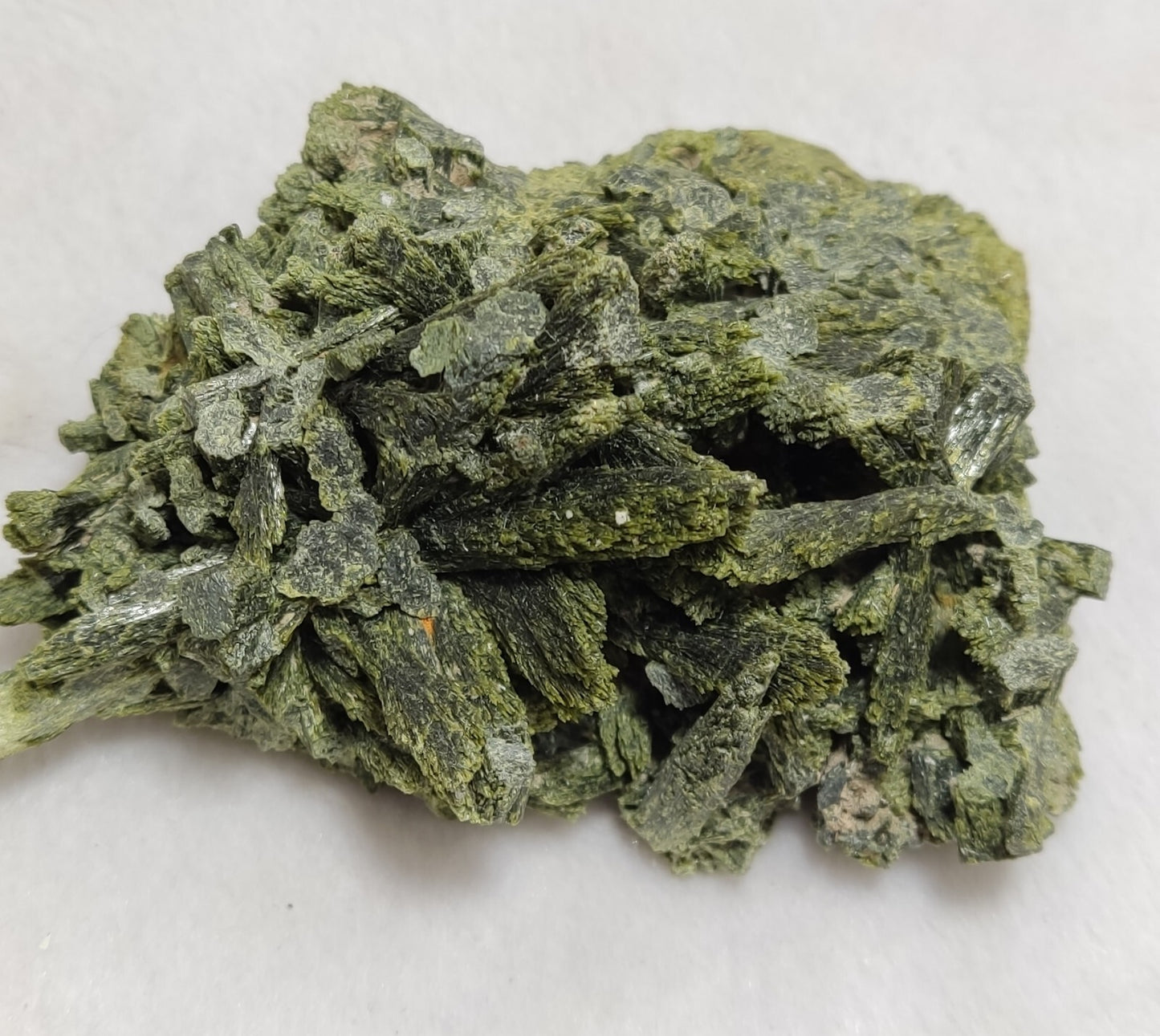 An aesthetic specimen of epidote Cluster 345 grams
