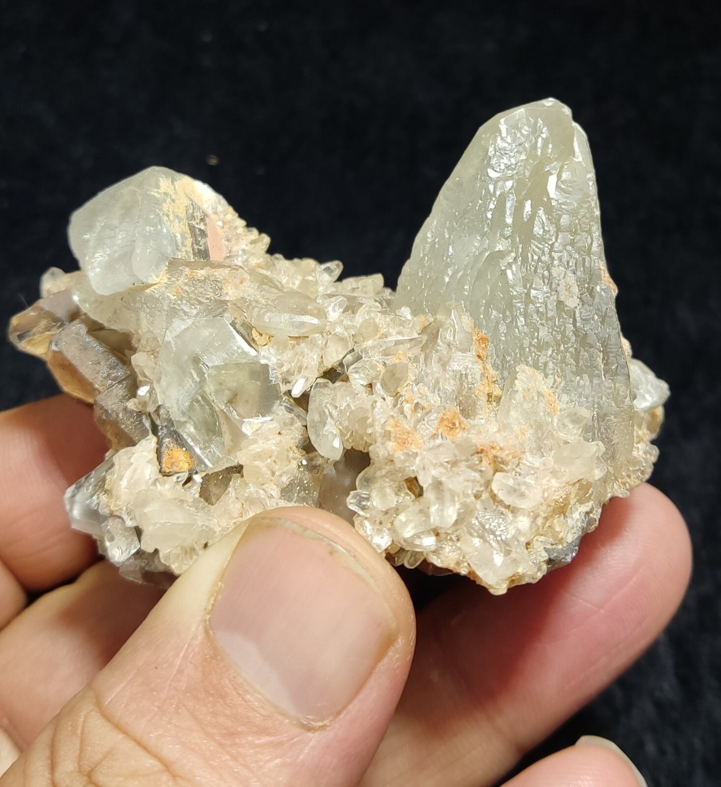 Natural Calcite Crystals Specimen 117 grams