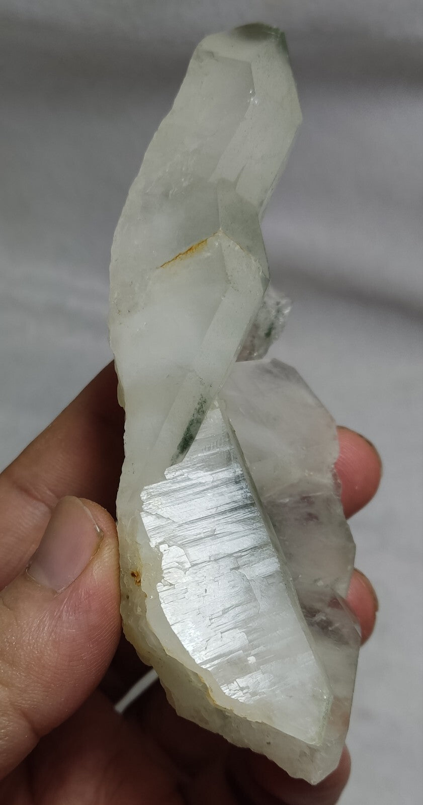 An Aesthetic Natural beautifully terminated Chlorite Quartz specimen 173 grams