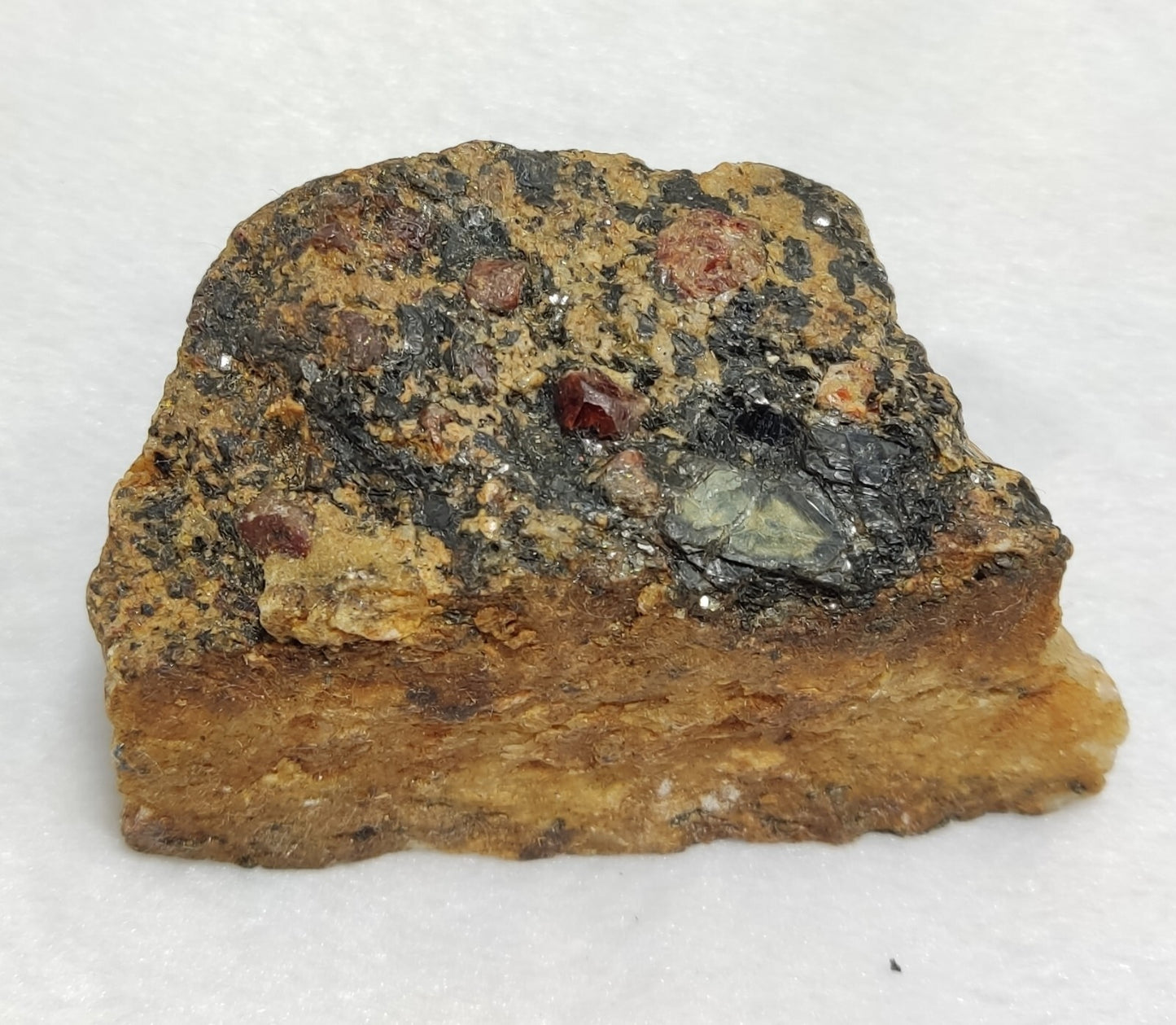 An Aesthetic specimen of zircon crytsals with biotite on matrix 215 grams
