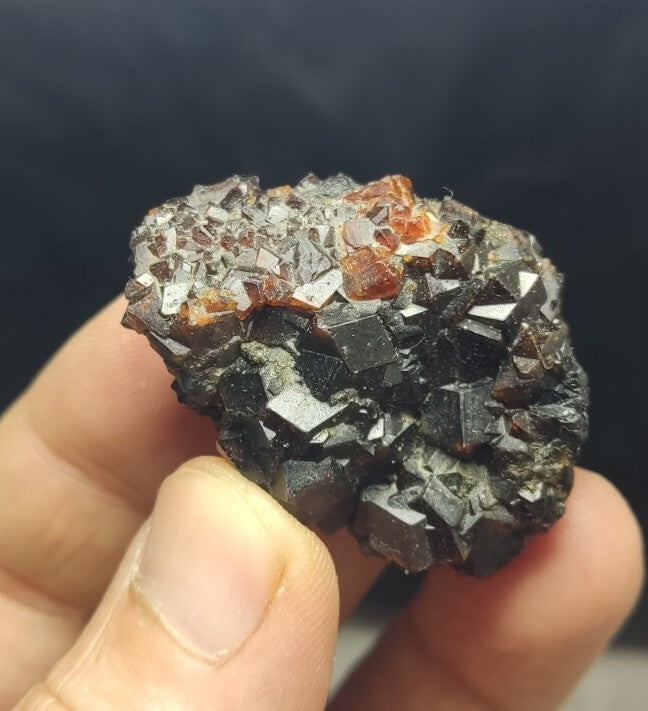 Natural Andradite Garnets Cluster 46 grams