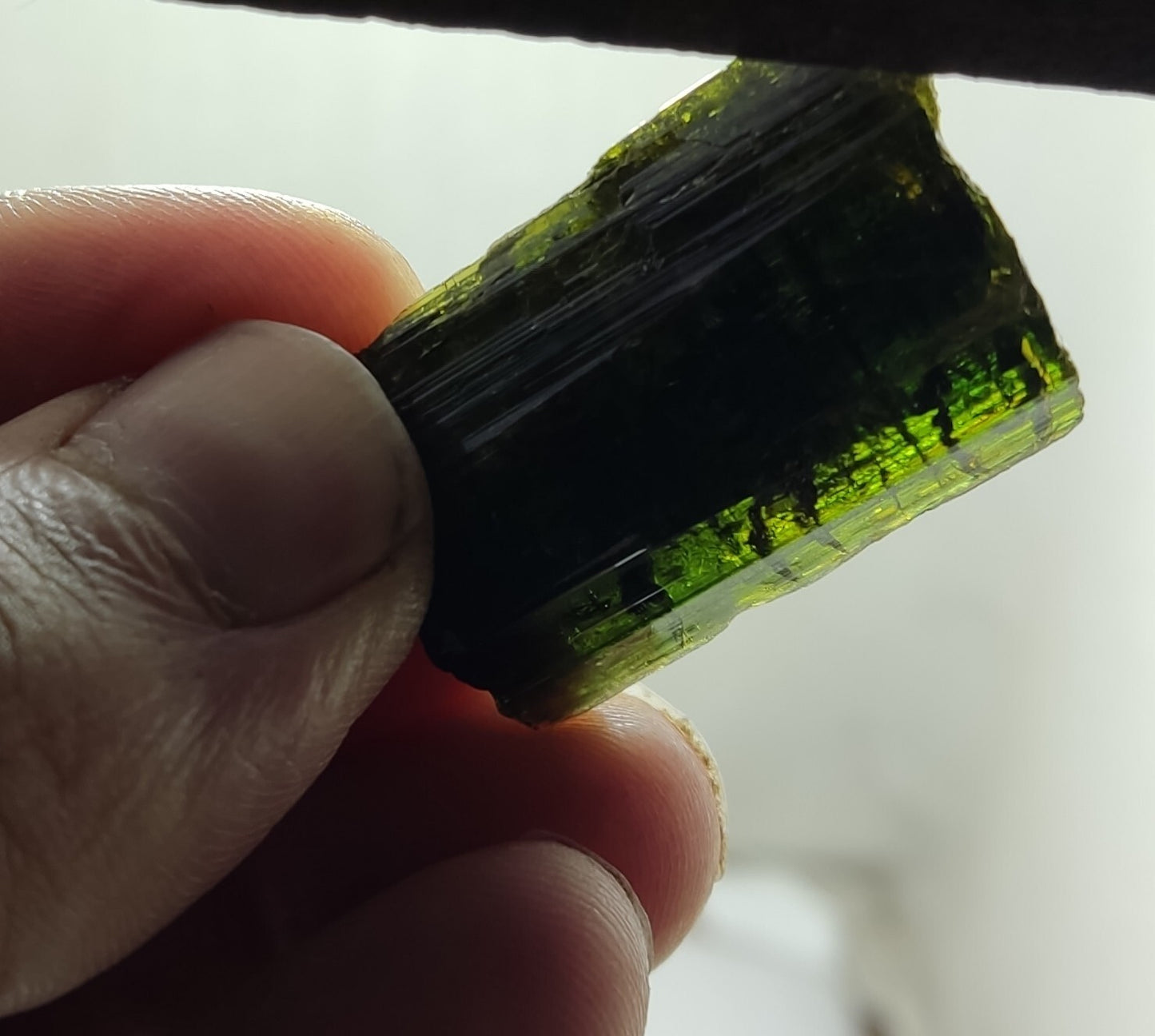 An Aesthetic specimen of epidote crystal 17 grams
