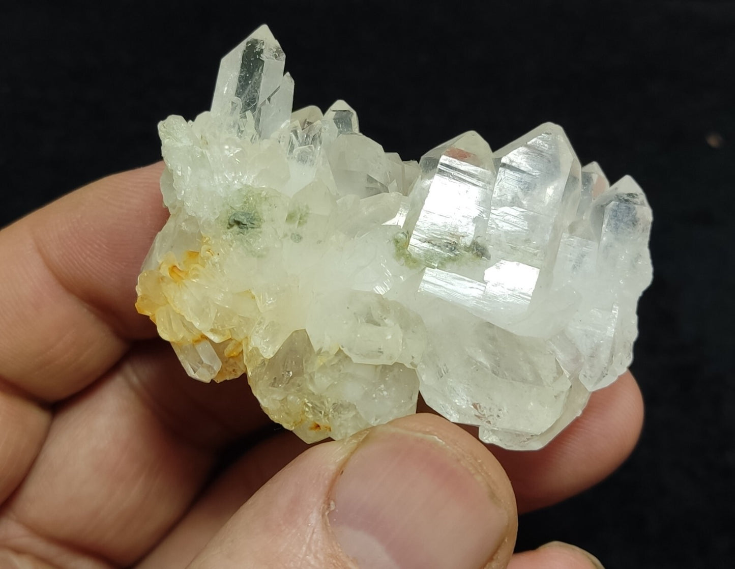 An Aesthetic terminated Quartz crystal with chlorite inclusions 43 grams