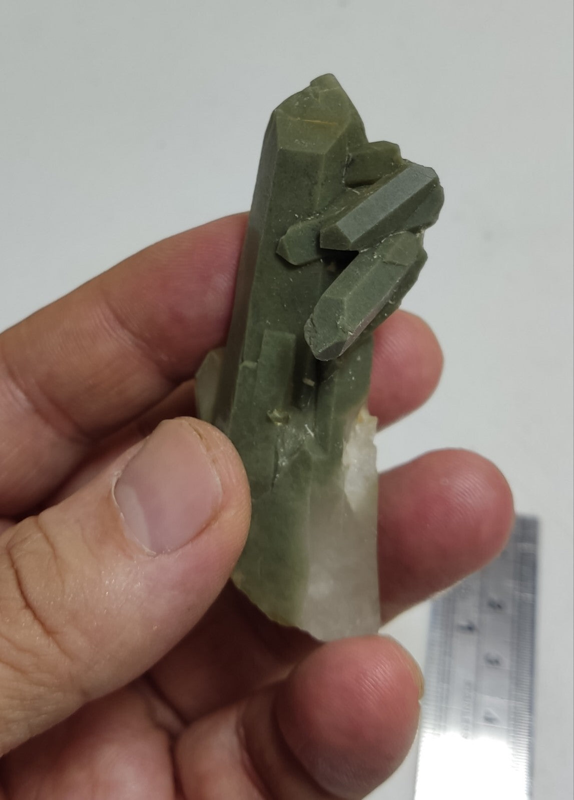 An Aesthetic Natural beautifully terminated Chlorite Quartz specimen 52 grams