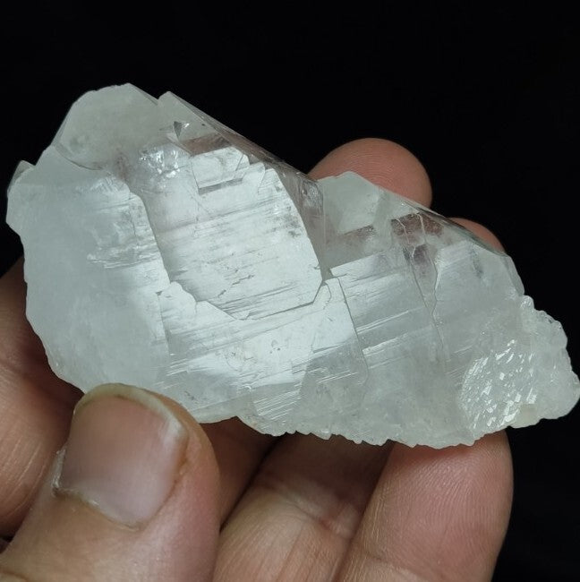 Natural Fully Terminated Twin Formations Clear Quartz 78 grams