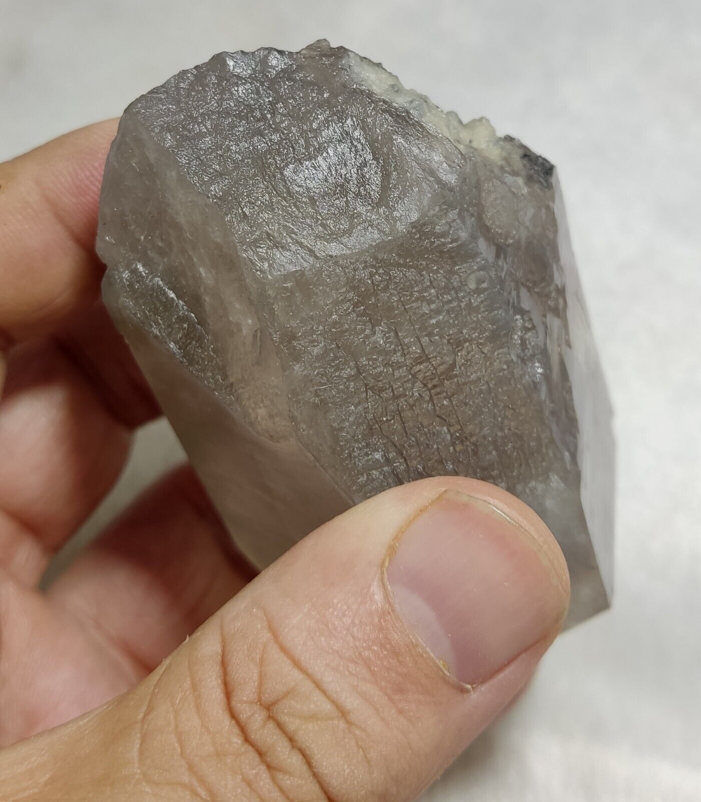 An Aesthetic Naturally terminated specimen of Smoky Quartz 237 grams