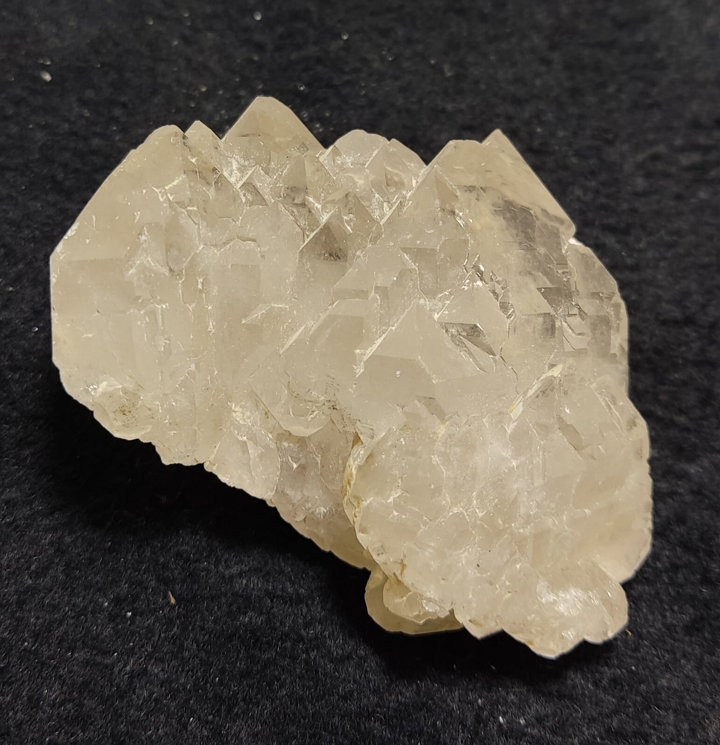 An Aesthetic Natural terminated etched Quartz cluster 121 gram