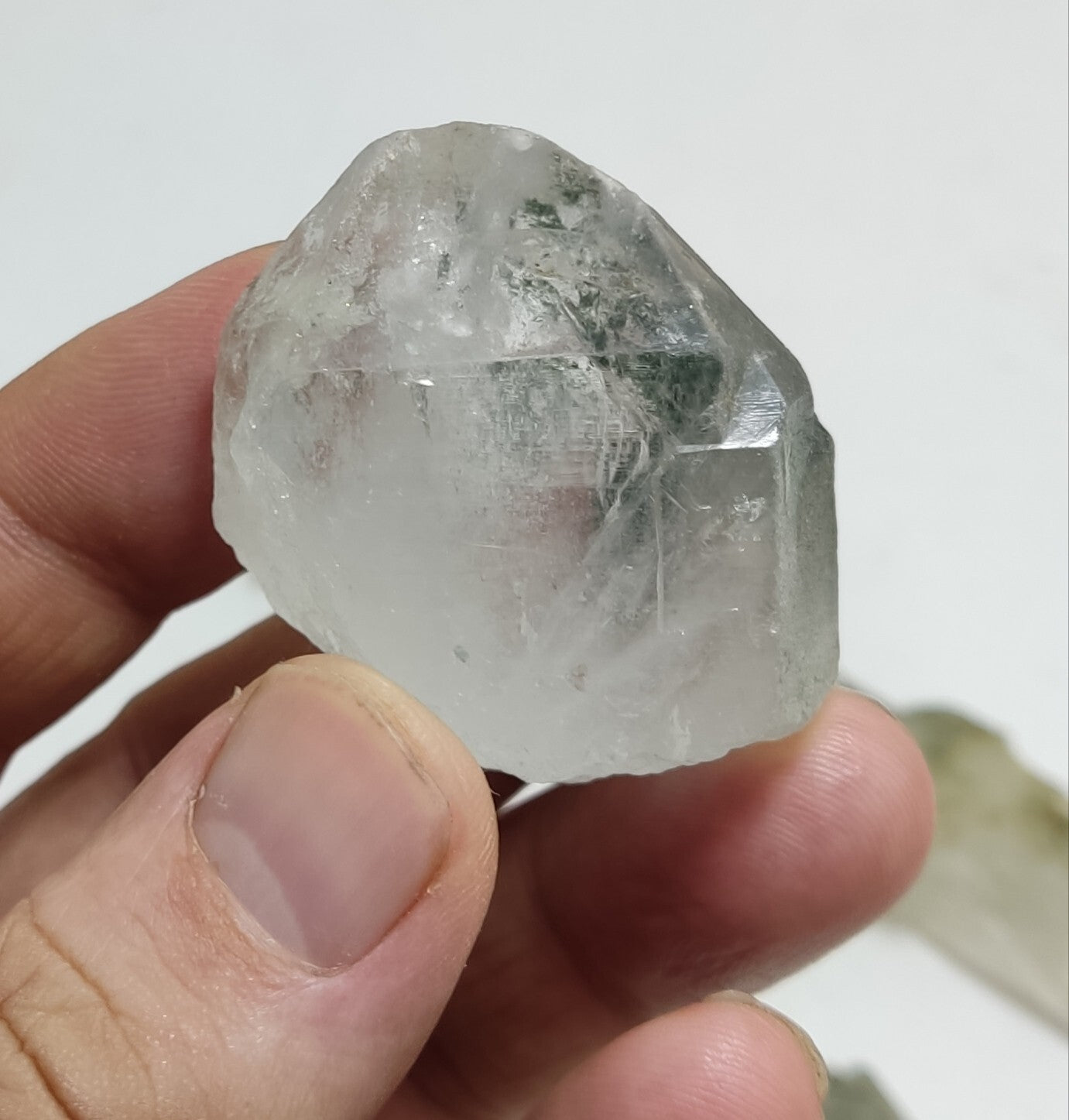 An Aesthetic terminated chlorite Quartz clusters lot of 4 specimens