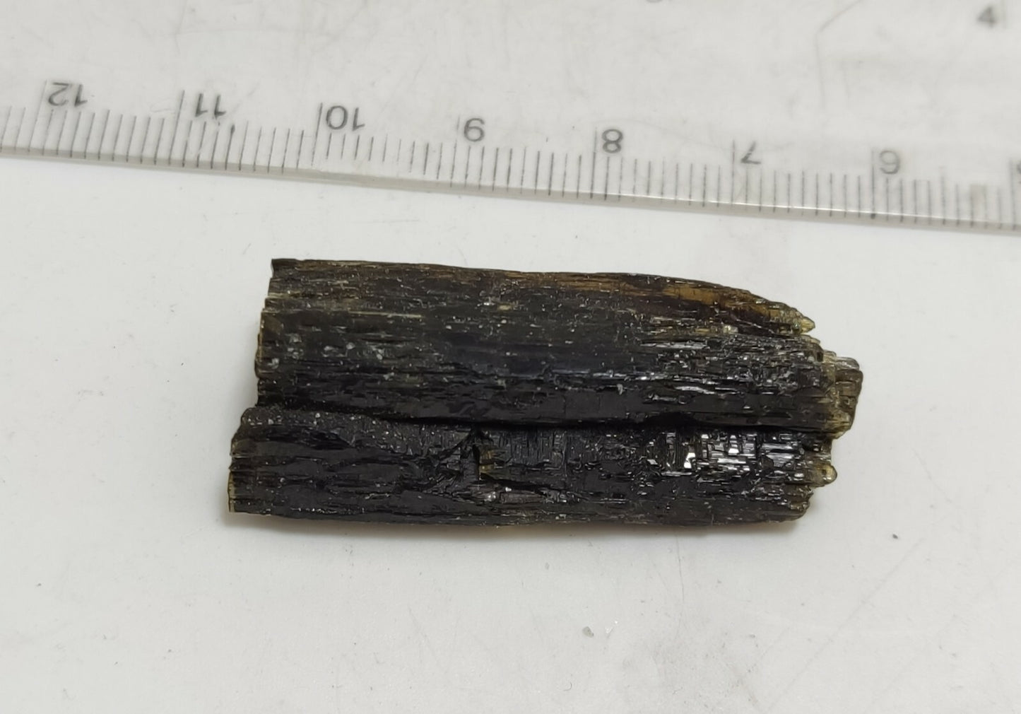 An aesthetic specimen of epidote crystal 12.5 grams