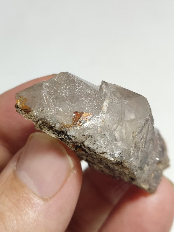 Aesthetic Quartz Cluster With Brookite Inclusions 31 grams