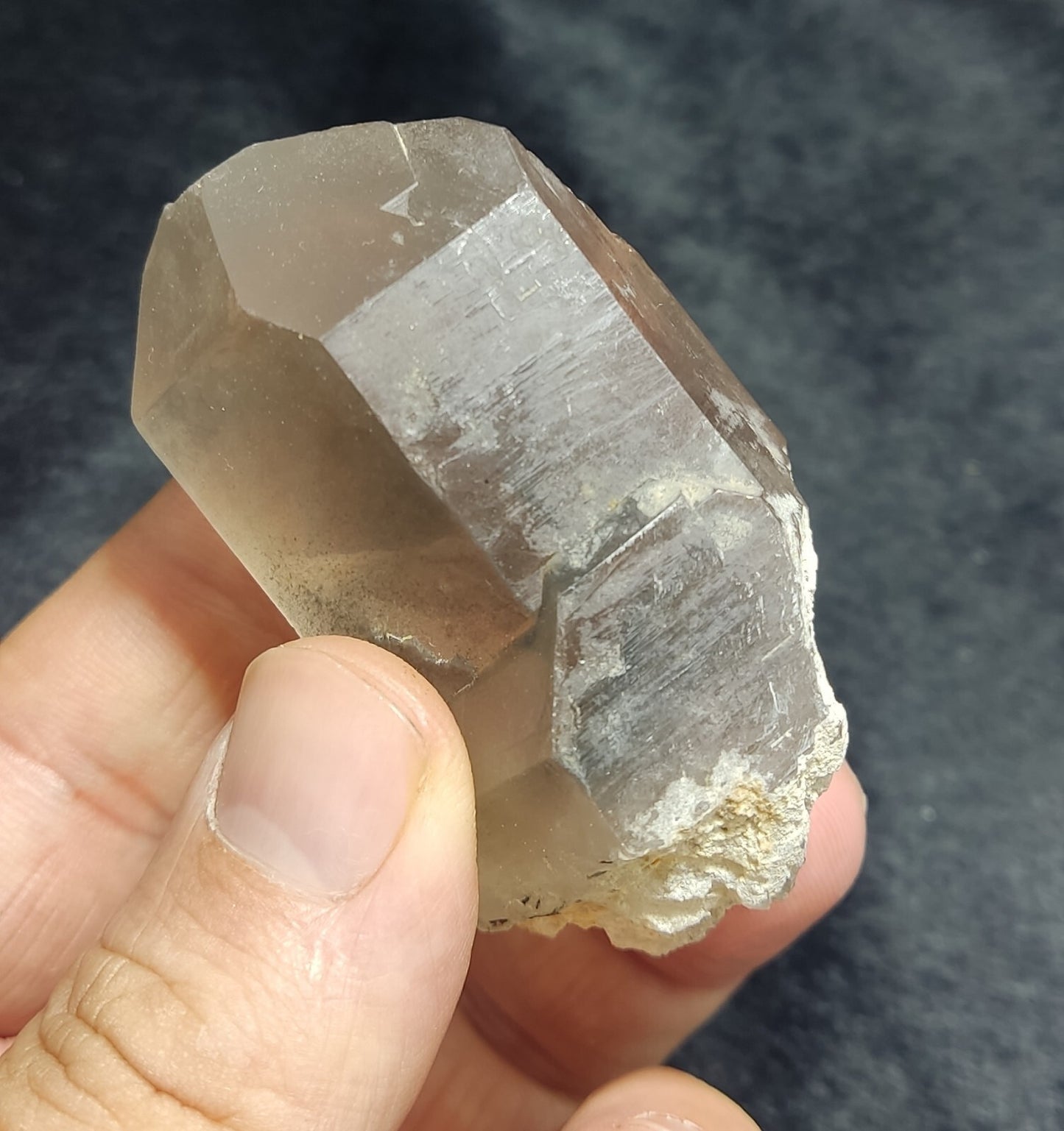 An Aesthetic Naturally terminated specimen of Smoky Quartz 107 grams