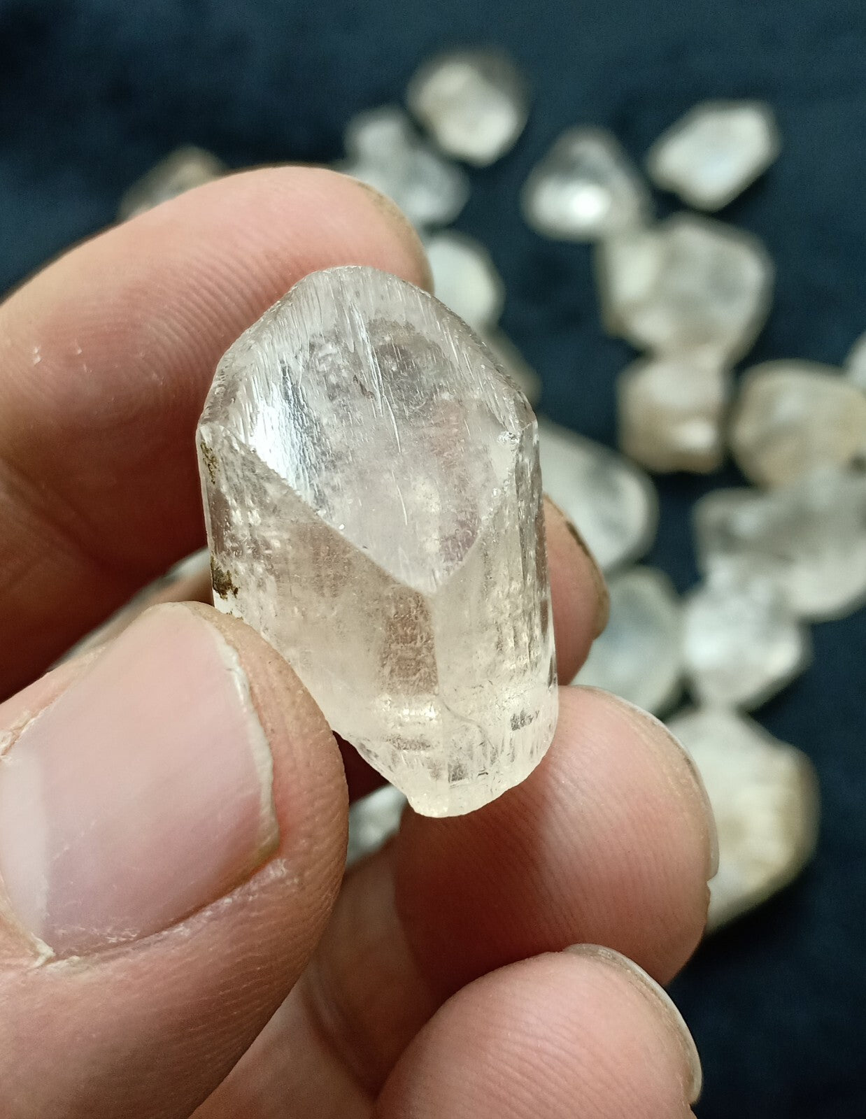 380 grams beautiful terminated Topaz crystals