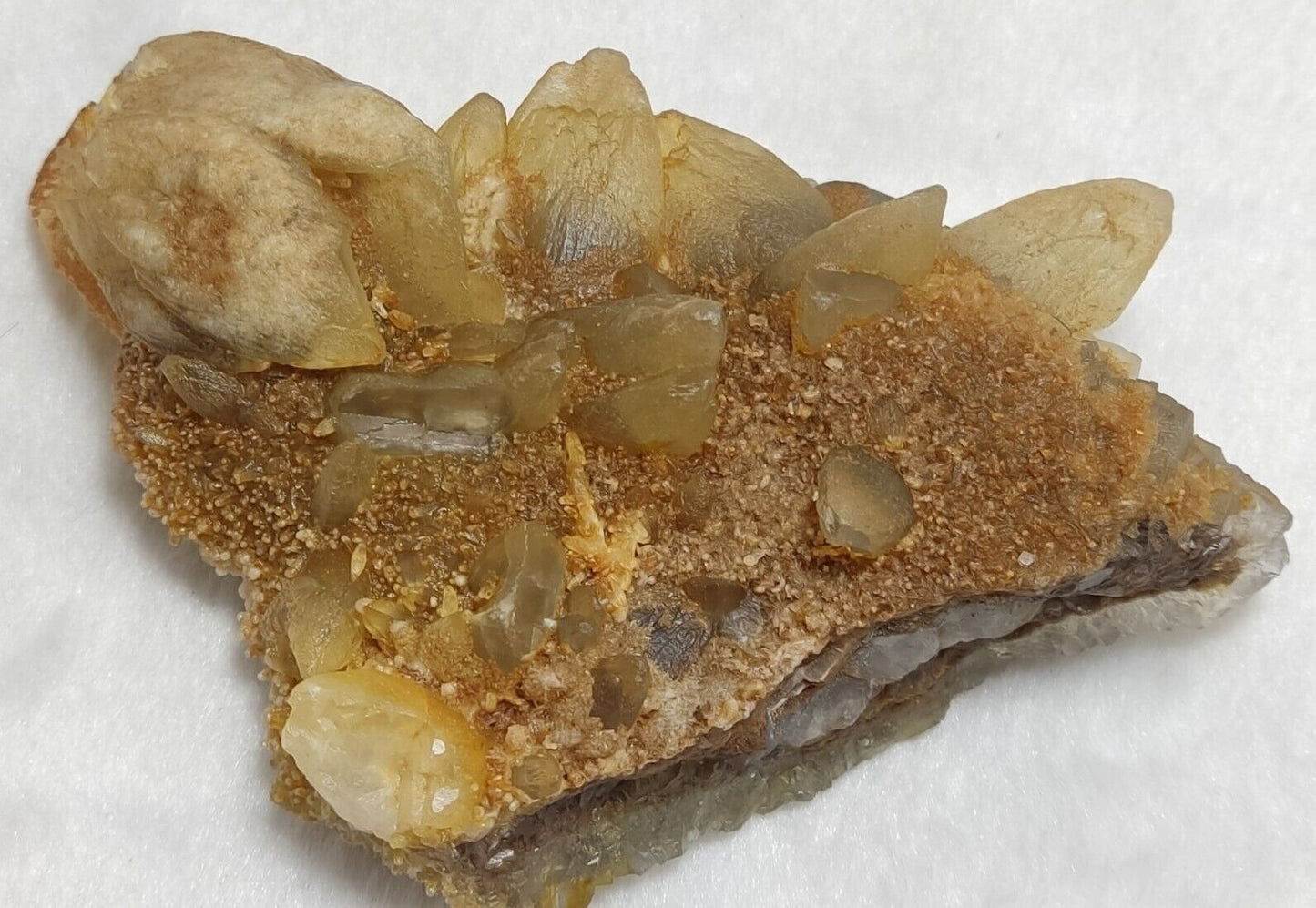 An Aesthetic Natural terminated specimen of calcite with Fluorite 326 grams