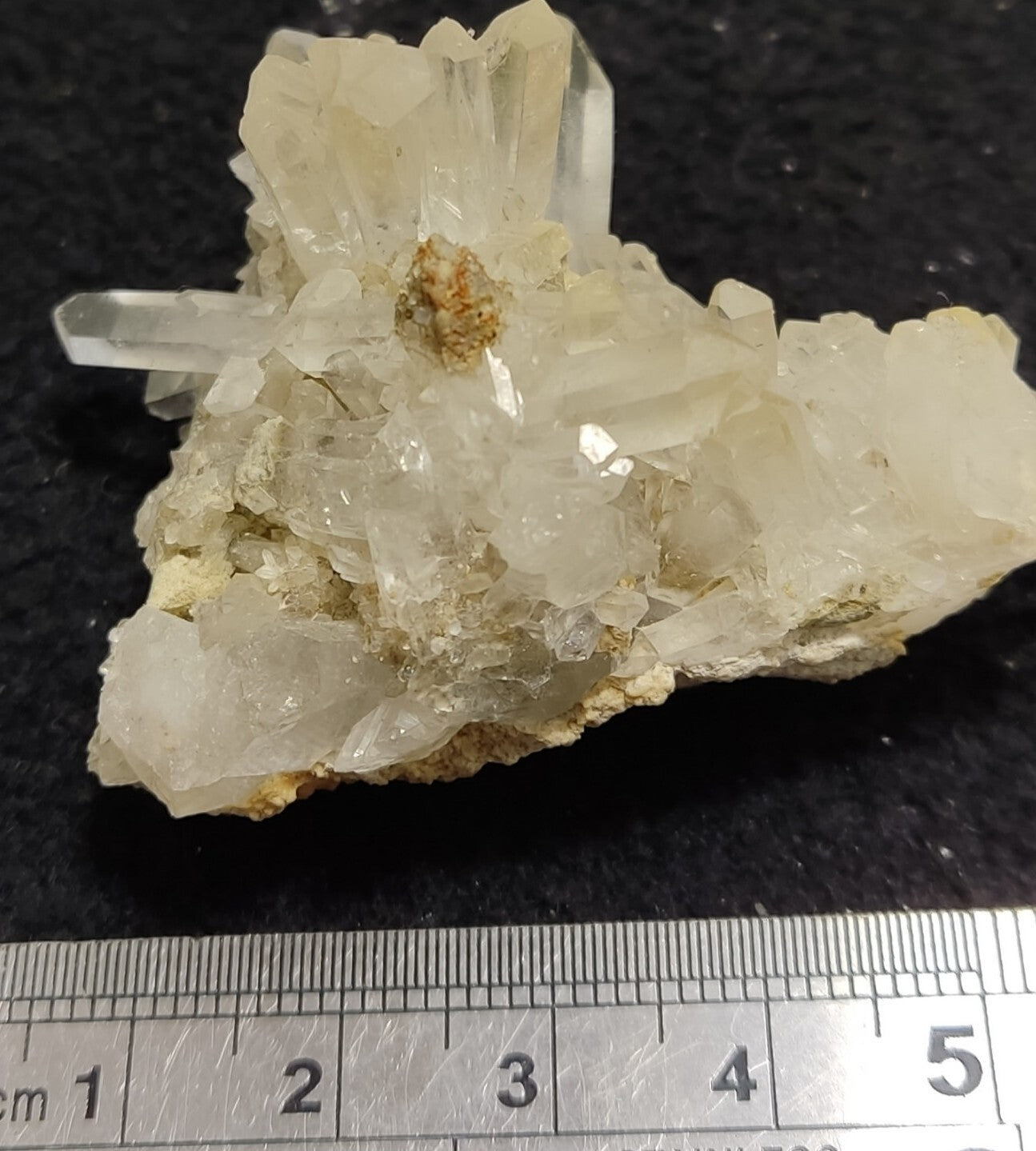 An Aesthetic specimen of terminated Quartz crystals on matrix 44 grams