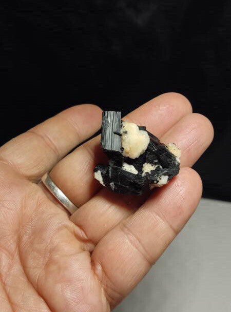 Tourmaline cluster with albite 30 grams