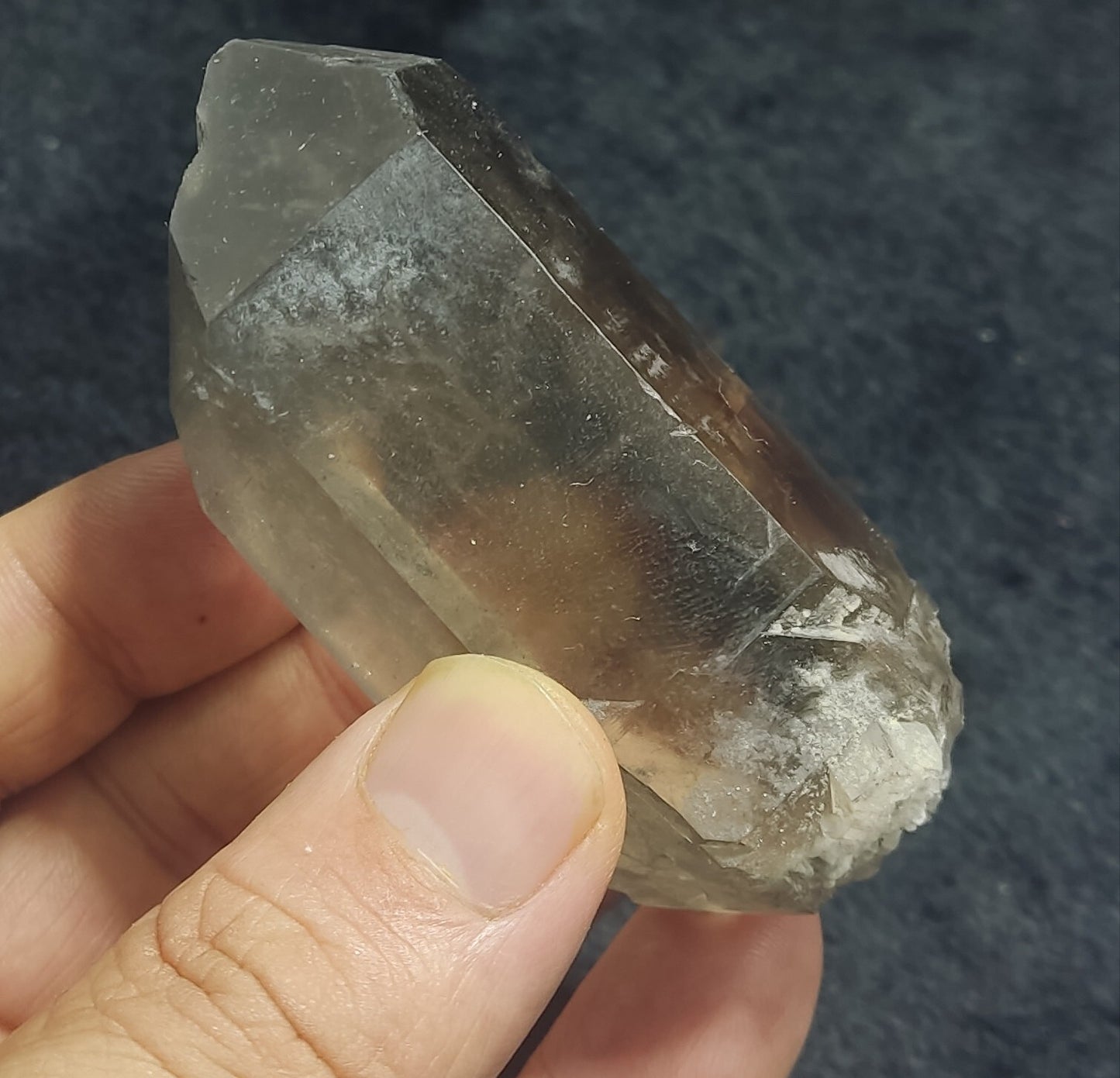 An Aesthetic Naturally terminated specimen of Smoky Quartz 156 grams