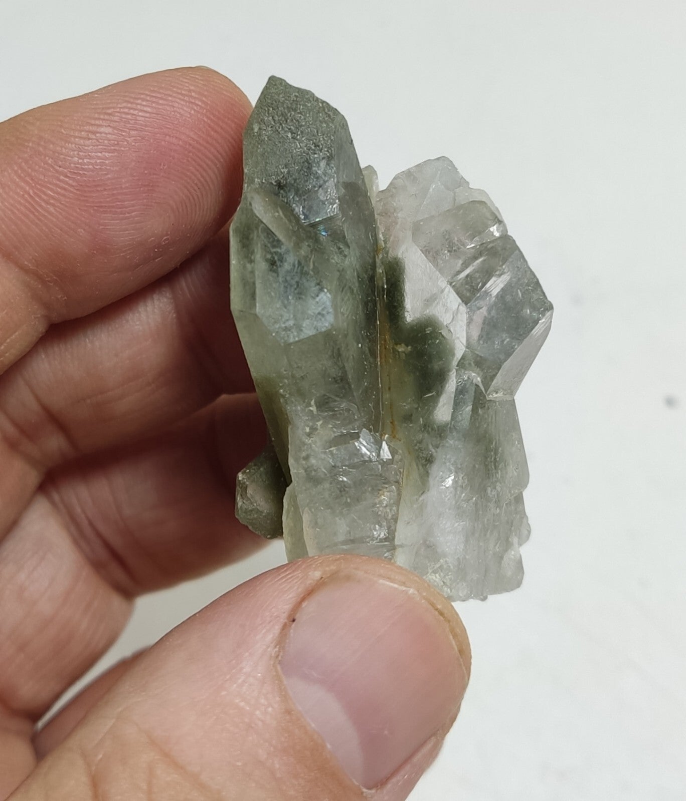 An Aesthetic Natural beautifully terminated Chlorite Quartz crystal 36 grams