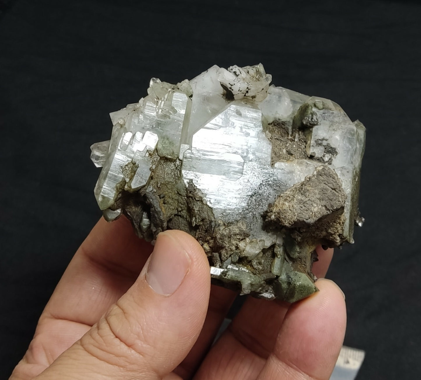 An Aesthetic Natural beautifully terminated Chlorite Quartz crystal 163 grams