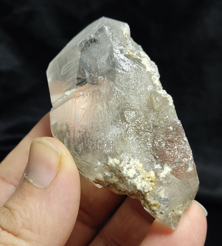 Gwindel Like Double Terminated Light Smoky Quartz 115 grams
