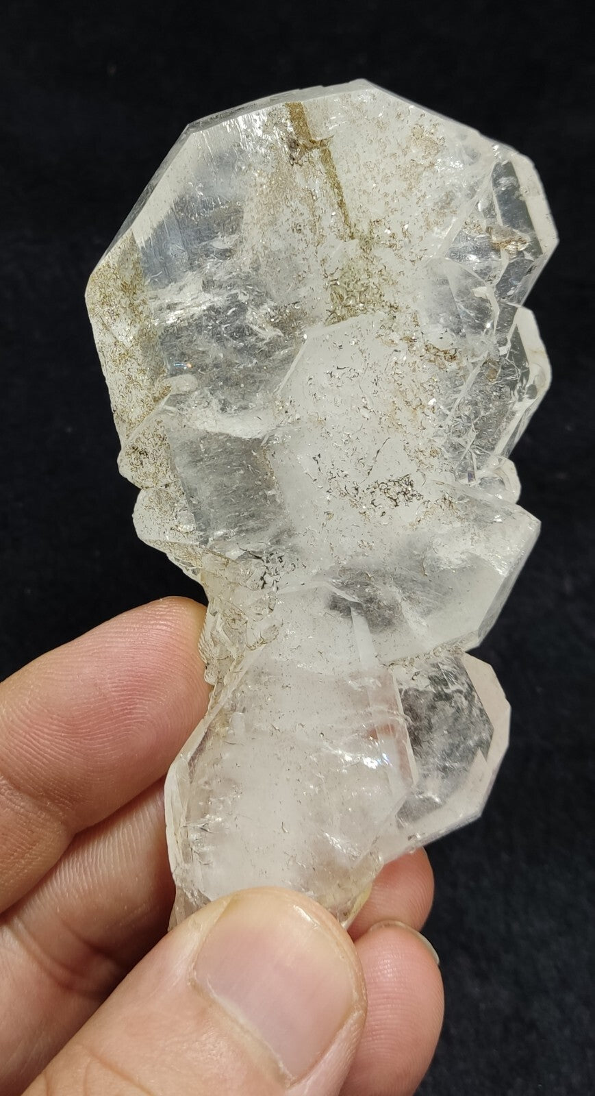 An Aesthetic terminated specimen of Faden Quartz crystal 107 grams