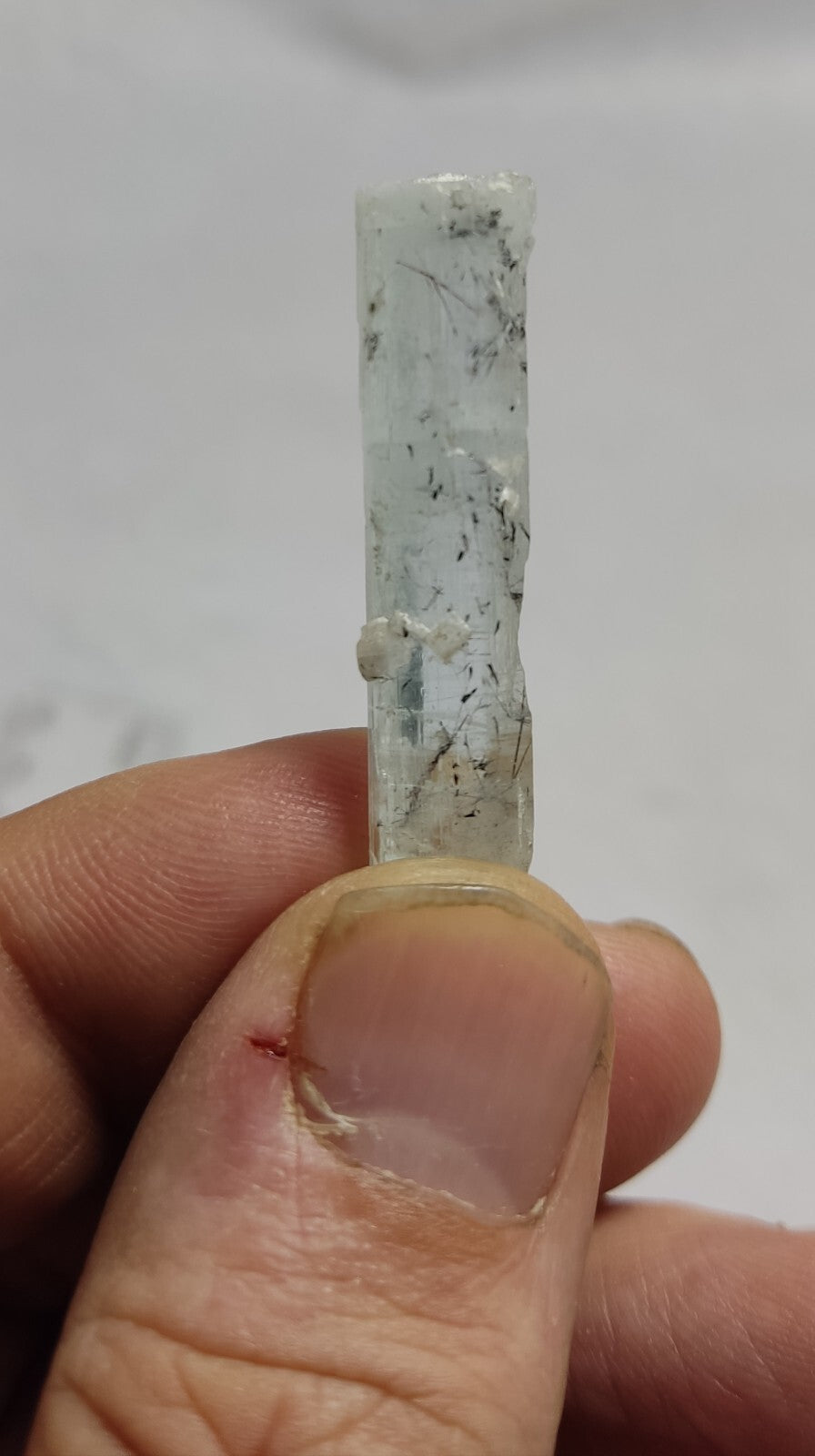 An Aesthetic specimen of aquamarine crystal 5 grams
