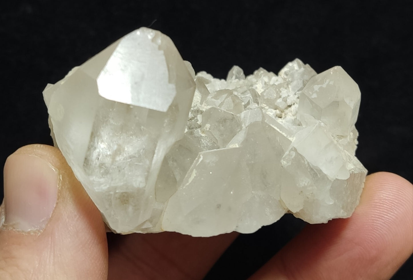 An Aesthetic terminated Quartz cluster 114 grams