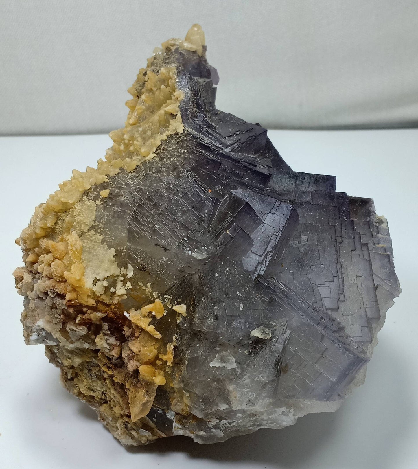 Beautiful specimen of Fluorite and Calcite combined 1700 grams