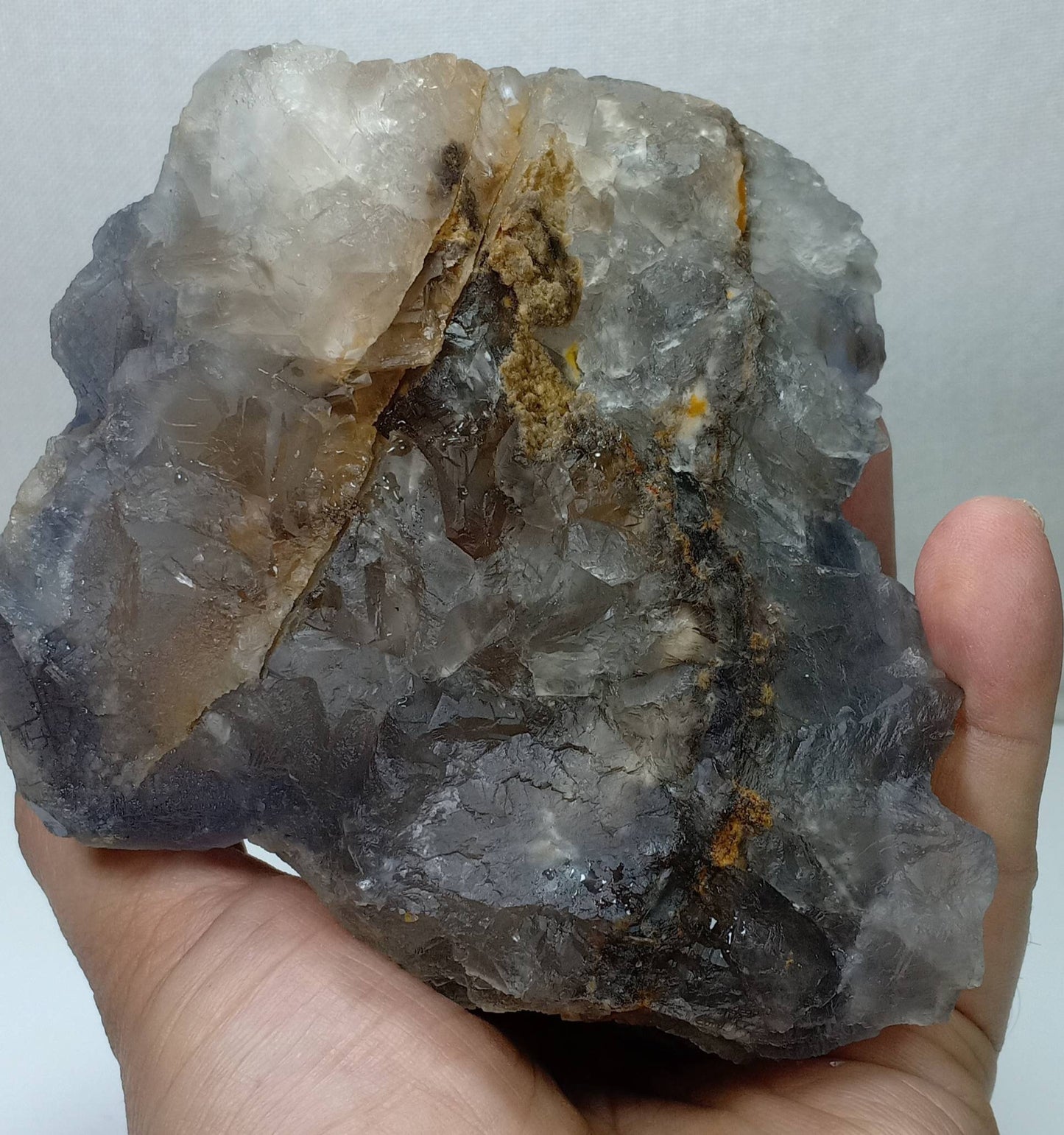 Large Fluorite Crystals cluster 1490 grams