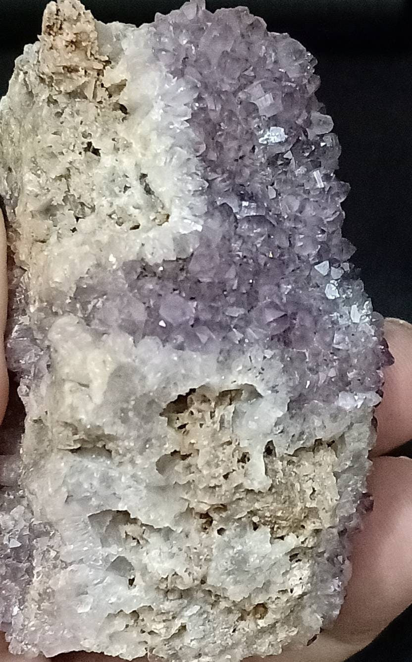 Single beautiful drusy Amethyst crystals Cluster specimens