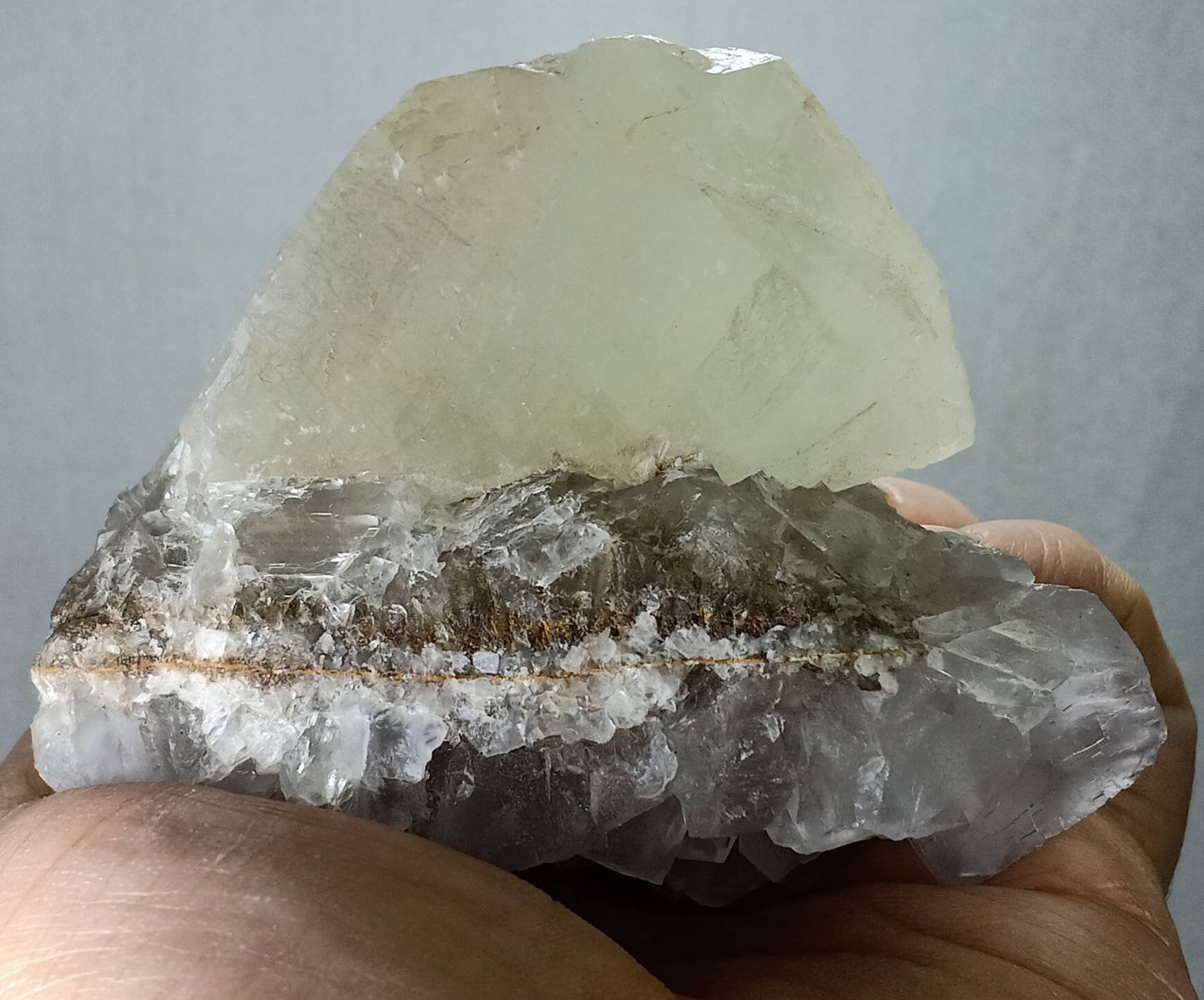 Calcite and Fluorite Specimen Combination 540g