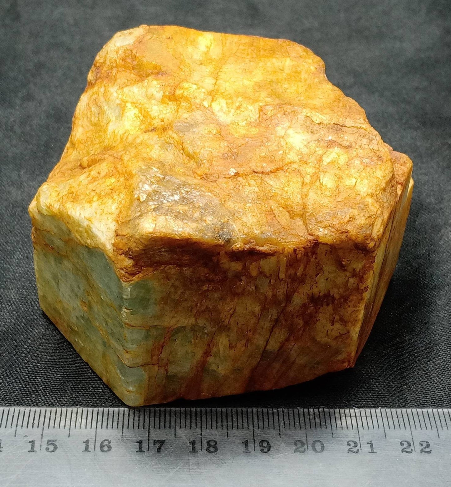 An Aesthetic large opaque Beryl Aquamarine Crystal 413 grams