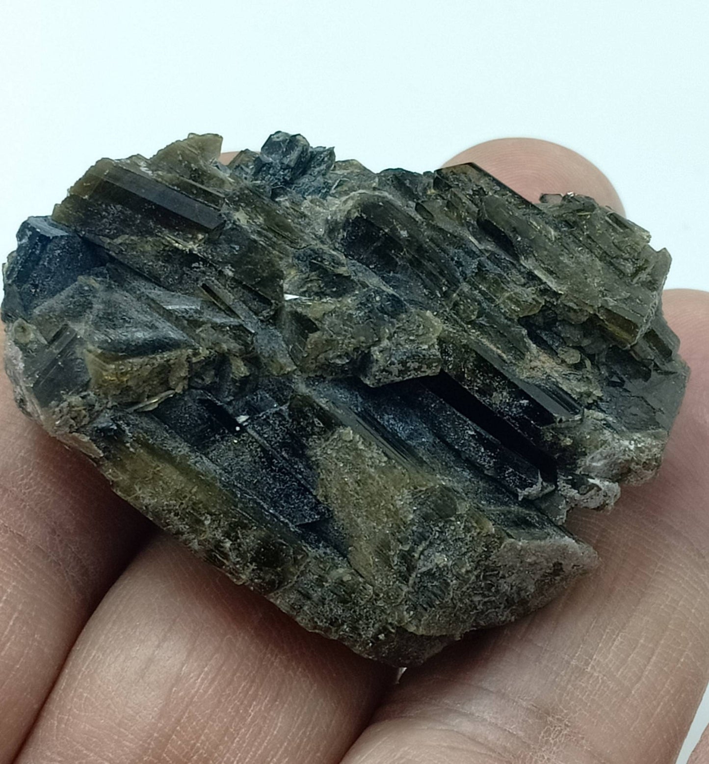 An Epidote cluster with beautiful terminations 52 grams