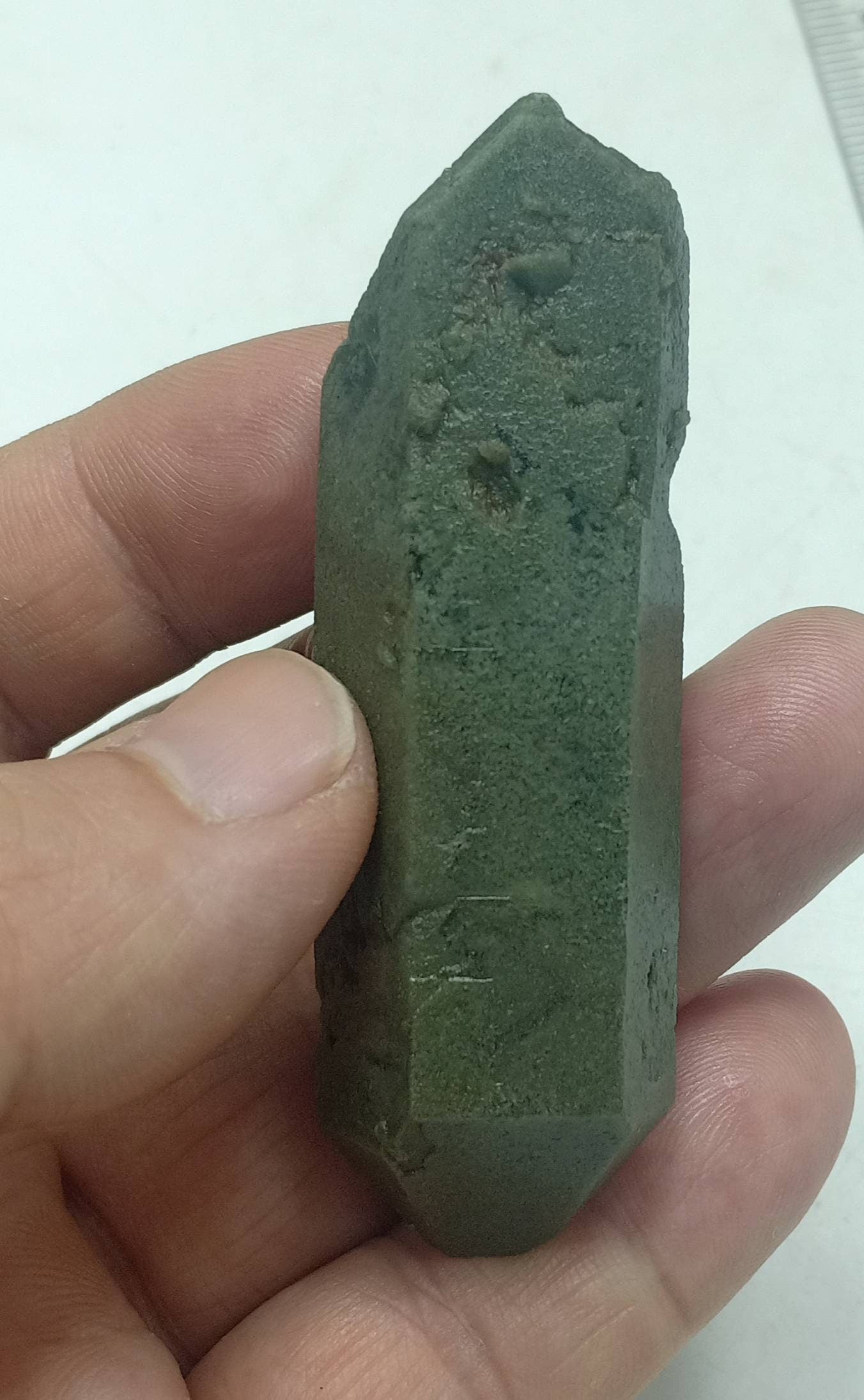 An Aesthetic Natural crystal of beautifully double terminated Chlorite Quartz 46 grams