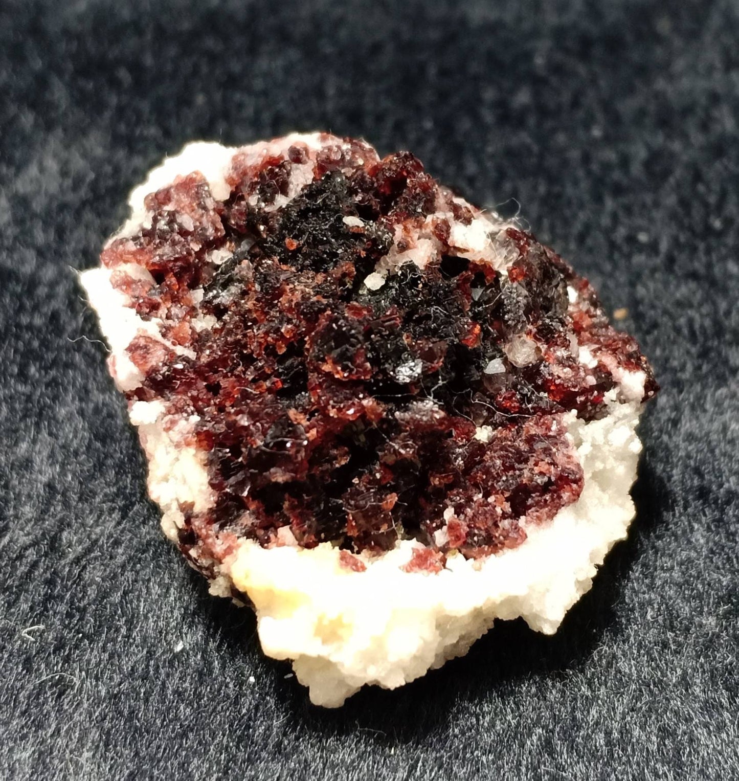 Etched spessartine Garnet crystal 31 grams