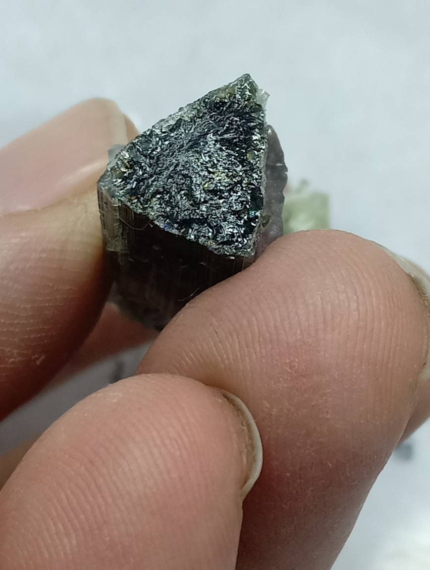 Multicolor Tourmaline crystals cluster from stak Nala Gilgit 17 grams