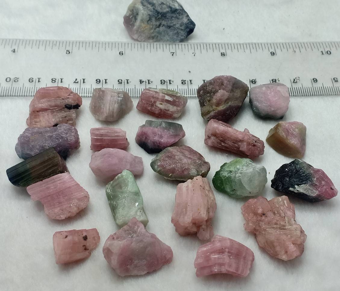 Multicolor Tourmaline lot 150 grams