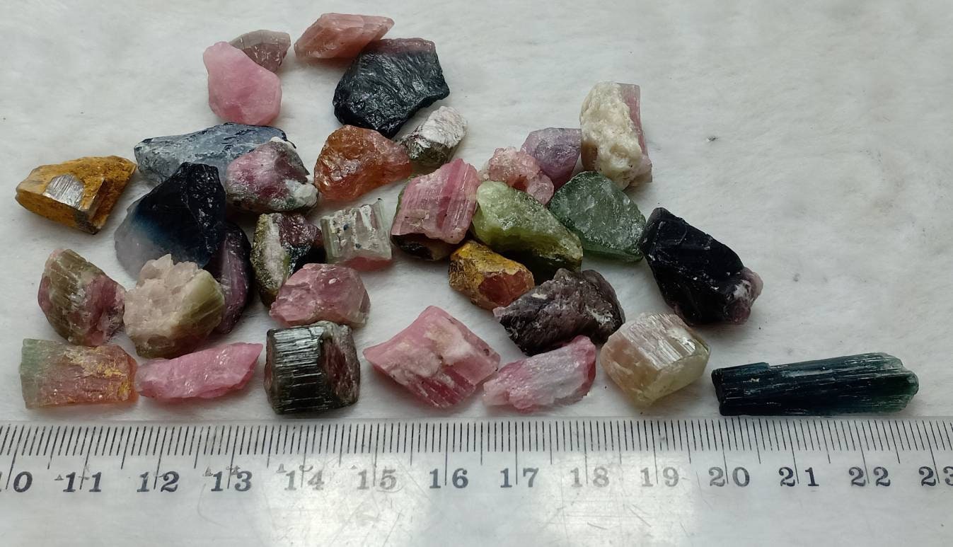 Multicolor Tourmaline lot 86 grams