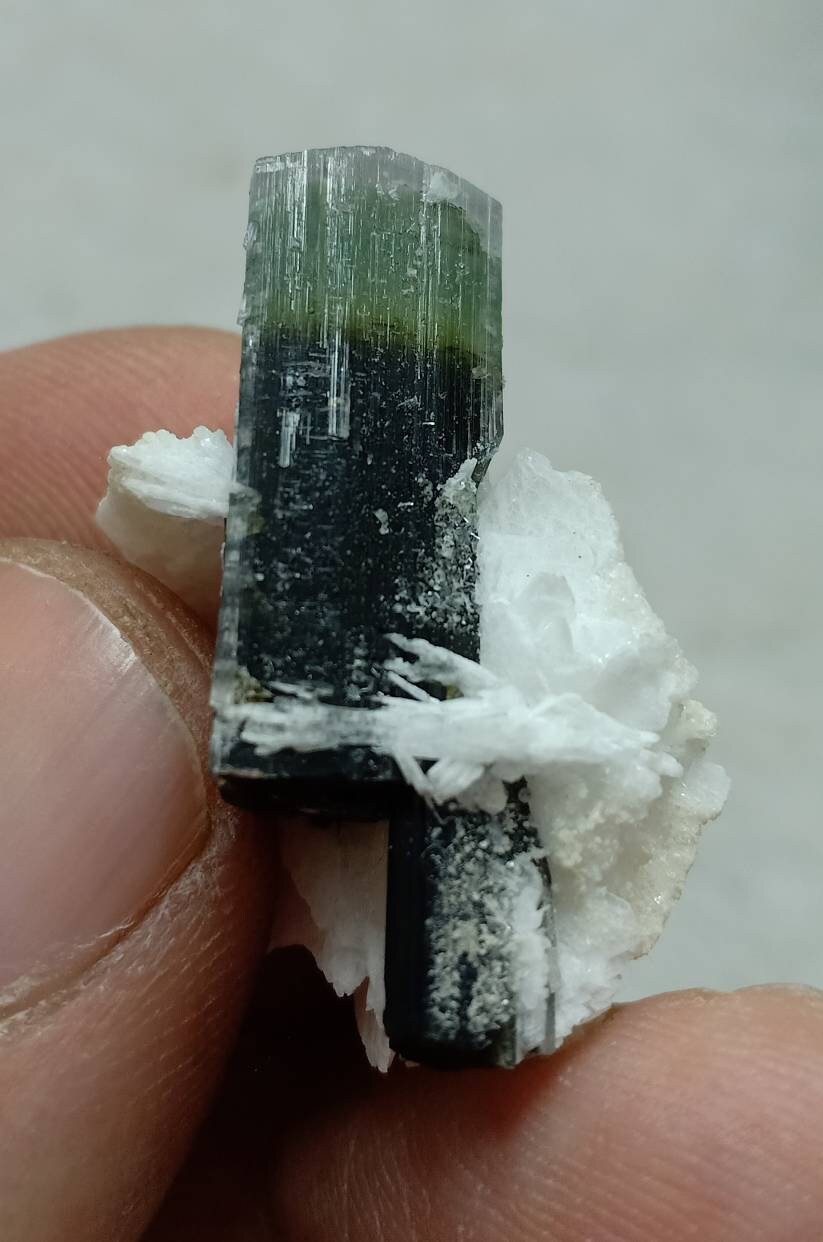 Natural multicolor Tourmaline crystal 7 grams